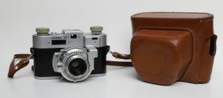 Vintage Kodak 35 Rangefinder,  F:3.  5 50mm Anastar Lens With Leather Case