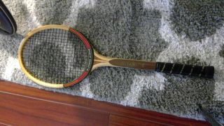 Vintage Dunlop Maxply Mcenroe Wood Tennis Racket Junior Grip Awesome