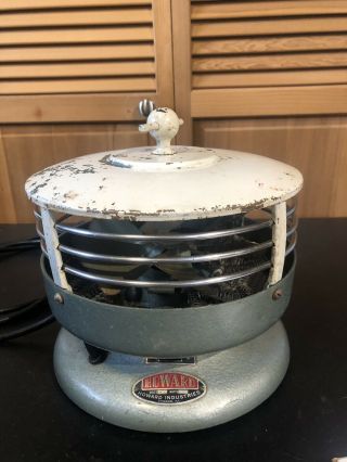 Vintage Antique Howard Industries Heater Fan Chicago Art Deco
