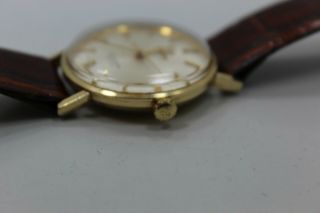 14K Yellow Gold Vintage Omega Seamaster DeVille Automatic Man ' s Watch 3