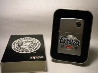 2007 Zippo Coors Beer Mib