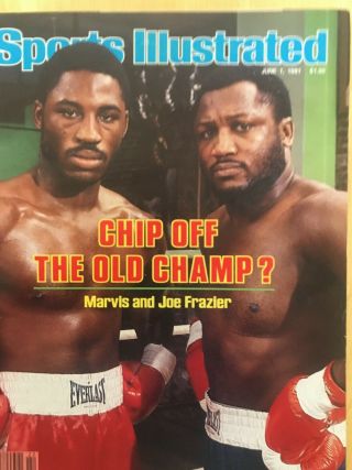 Sports Illustrated June 1,  1981 - Marvis & Joe Frazier