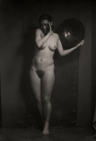 1930 Arnold Genthe 5x7 Camera Negative Art Nude Dutch Treat Club Model 2