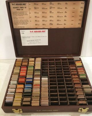 Wilsonart Laminates Countertop Samples Wood Covered Sample Kit Box Vintage 2