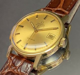 1970 Vintage Omega Automatic Geneve 24 Jewels Serviced &,  Buy Now $740