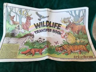 Tri - Chem - Vintage Wildlife Transfer Book - Over 25 Designs