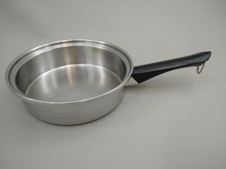 Vintage Amway Queen 7 1/2 Inch Skillet 18/8 Stainless Steel No Lid Usa Made