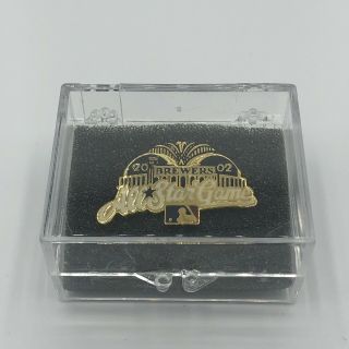 2002 Milwaukee Brewers MLB All Star Game Press Pin 2