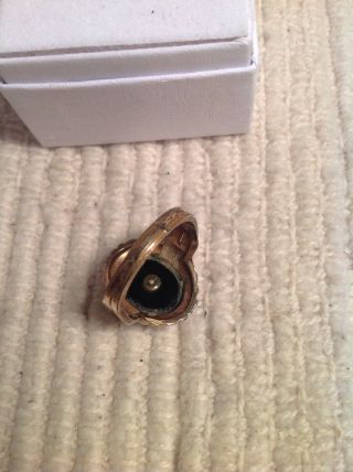 Antique Order of the Eastern Star Masonic Ring Size 7.  5 Ring 10 Kt Gold Filled 3