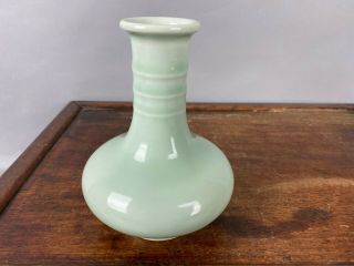 18th/19th C.  Chinese Celadon - Glazed Bottle Vase 2