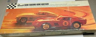 Vintage Revell Gran Turismo Home Raceway 1/32 Scale Racing Set - 1966