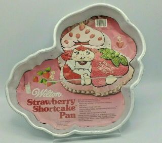 Wilton Strawberry Shortcake Cake Pan Girl Baking Birthday Insert