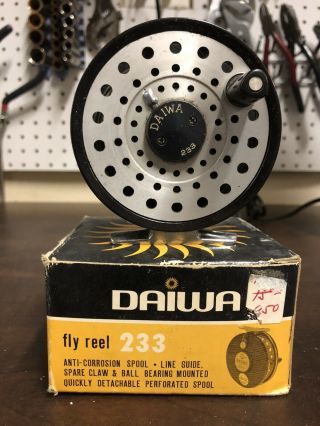 Vintage Daiwa 233 Fly Reel - Rarely.  Still In Complete Box