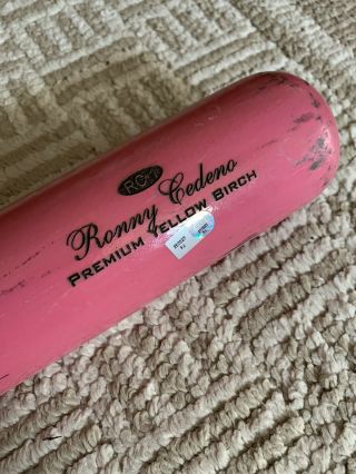 Mlb Game Bat B45 Mother’s Day Pink Pittsburgh Pirates Ronny Cedeno