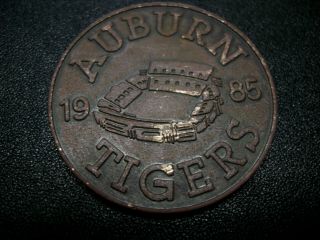Auburn Tigers 1985 College Football Season Game Token Coin (brass)