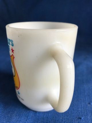 Vintage 1980 Anchor Hocking Fire King Snoopy For President Mug Cup 4 Peanuts VG 2