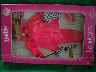 Vintage Barbie Fashion Avenue Pink Rain Coat Outfit