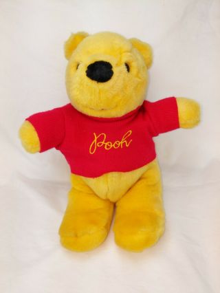 1986 Gund Sears Disney Vintage Winnie The Pooh Bear 13 " Plush Stuffed Animal Toy