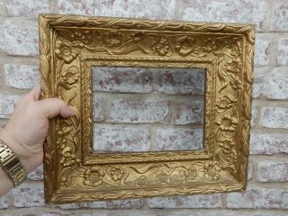 Really Old Picture Frame Gold Fits A 8 Inch X 6 " Painting