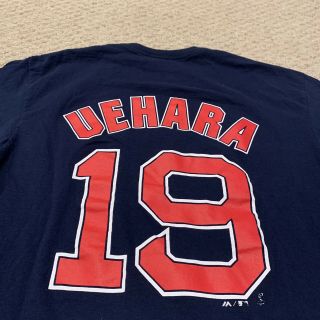 Koji Uehara Boston Red Sox T Shirt Mlb Baseball Majestic Mens Large