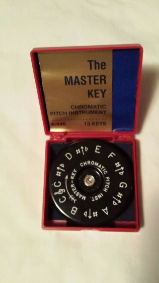 Vintage The Master Key (mk2 - C) Chromatic Pitch Instrument A - 440 - 13 Keys
