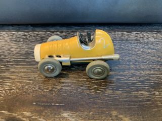 Vintage Schuco Micro Racer 1042 Yellow 2 Made In Westwrn Germany