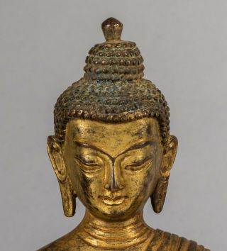 Chinese Antique Gilt Bronze Buddha 3