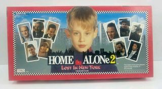 Vintage Home Alone 2 Lost In York The Board Game 1992 Thq - Complete