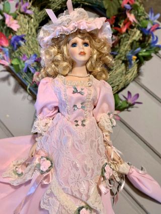 16” Vintage Victorian Porcelain Doll