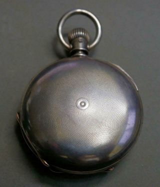 1882 Watham William Ellery Model Coin Silver 18s Hunting Case Pocket Watch 2
