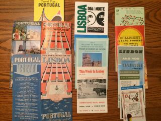 Vintage Portugal Travel Tips Booklet And Travel Pamphlets - 1960 