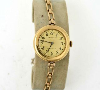 Vintage 18K Tiffany & Co.  Ladies Wrist Watch by Longines RUNS 3
