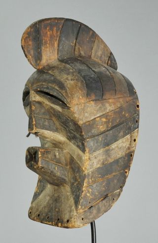 Songye Kifwebe Male Congo Mask African Art Africain Tribal