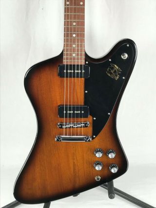 2018 Gibson Firebird Studio Dsfs18vsch Vintage Sunburst Guitar (pb1013998)