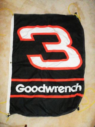 Vintage Dale Earnhardt Sr 3 Goodwrench Huge Nylon Banner 60 " X 42 " - Awesome