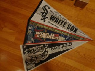 3 Chicago White Sox Pennants Comiskey Park World Series And 1993