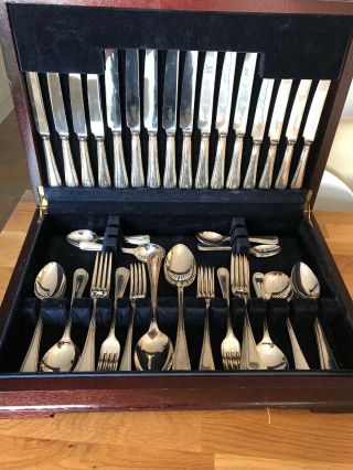 8 Person,  60 Piece James Dixon Silver Plated Canteen Of Cutlery Sheffield