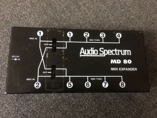 Audio Spectrum Midi Expander Md 80 Vintage