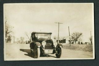 Vintage Photo Postcard Circa 1920 Cole Touring Car 384098