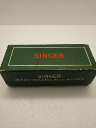 Vintage Singer Sewing Machine Attachments For Class 301 160623 - Box