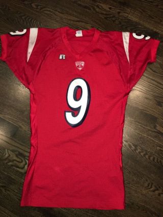 Game Worn Cornell Big Red Football Jersey Russell 9 Size L