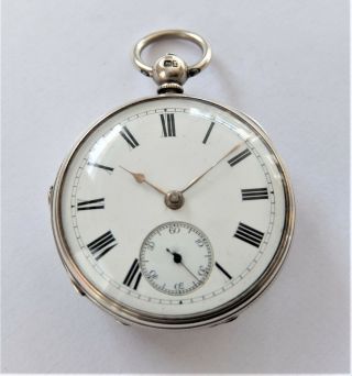 1872 Silver Cased J W Benson Fusee Chain Driven Pocket Watch