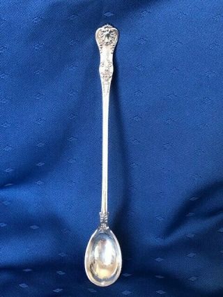 English King By Tiffany & Co.  Sterling Silver Iced Tea Spoon 7 3/8 "