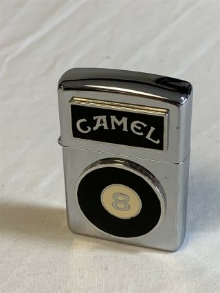 1994 Zippo CAMEL 8 BALL Lighter with Tin Case 2