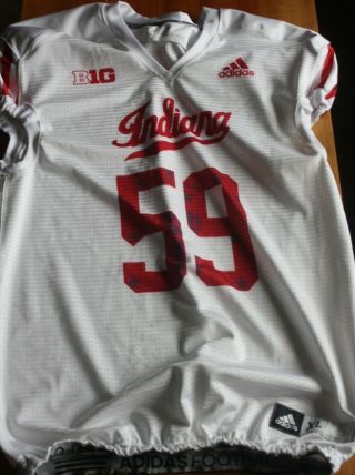 Indiana University 2016 Game Issued Jersey Size Xl Adidas