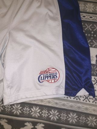 Los Angeles Clippers Team Issued Game Worn Mens Adidas NBA Shorts Size 42 2