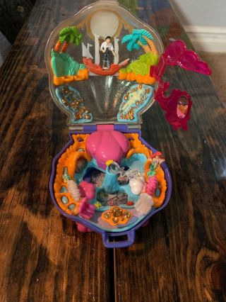 Polly Pocket Disney The Little Mermaid Ariel Playcase Complete 1996 Bluebird