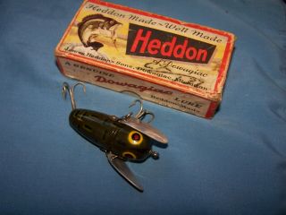Vintage Heddon Crazy Crawler Lure,  Bull Frog,  2120 In The Box,  2 3/8 "