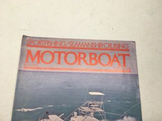 COLOR EQUIPMENT AD INFO SPECS CHRIS CRAFT BOAT BROCHURE 1976 VIRENS SPORTSFISHER 2