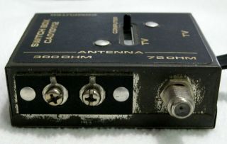 Vintage GEMINI CAO10112 Switch Box Adapter Atari Video Game Connector Comp RF TV 3